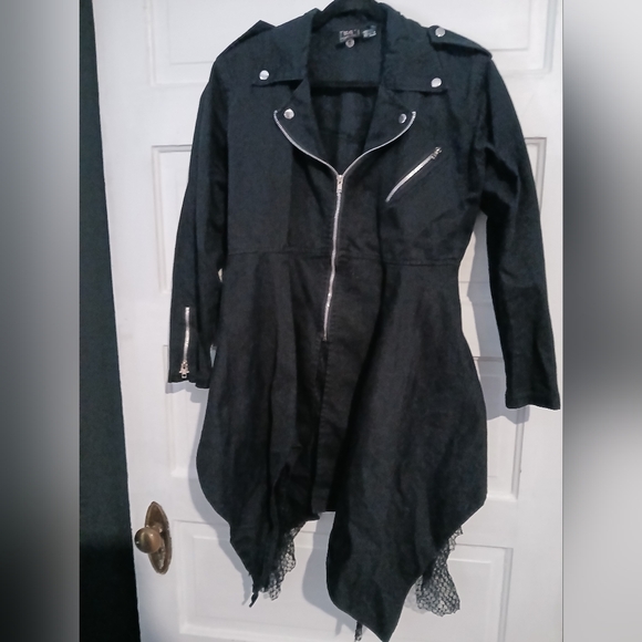 Vtg Y2K Dead Threads Skirted Coat - Picture 1 of 9